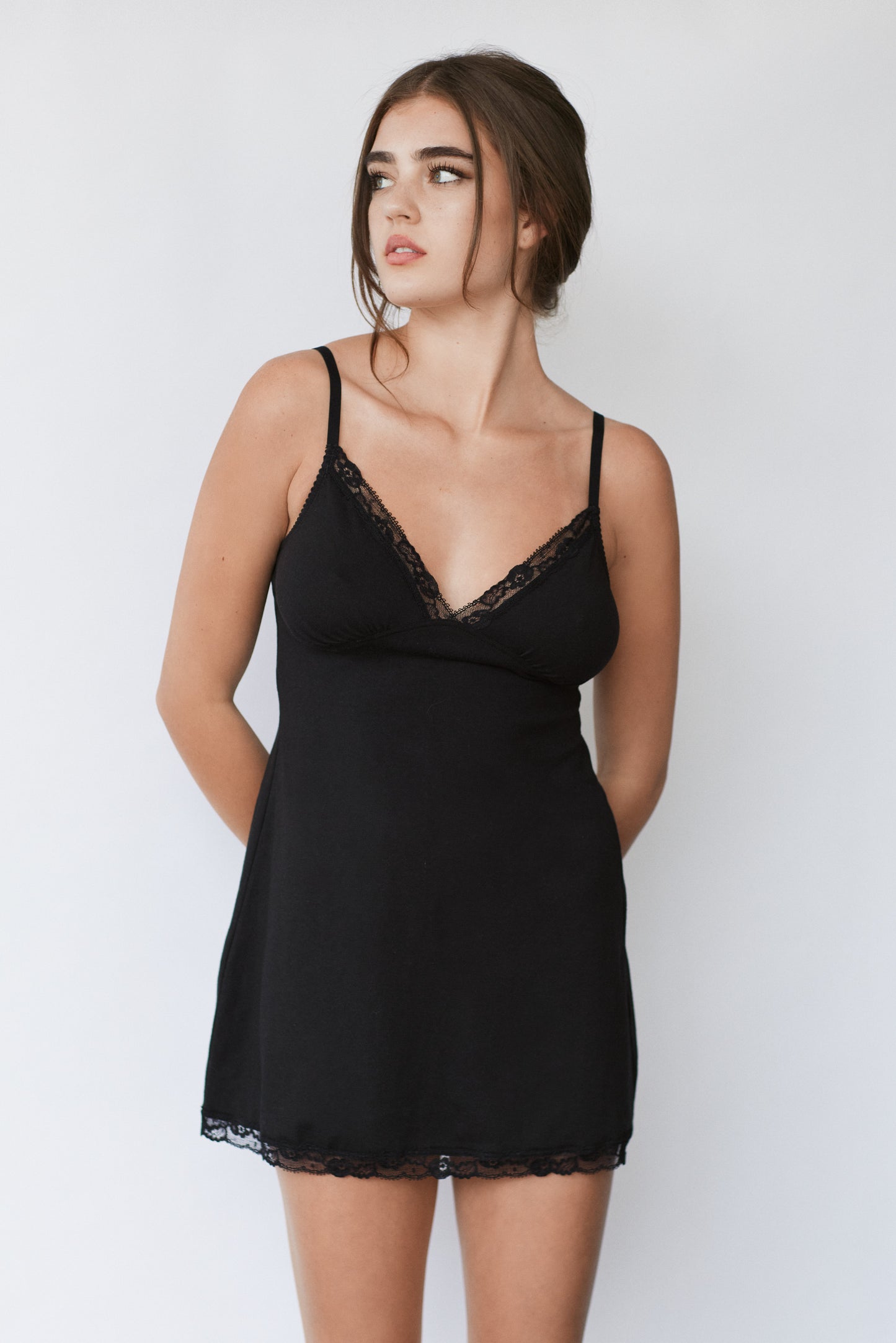 Margot Chemise in Midnight